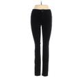 J Brand Jeggings - Mid/Reg Rise: Black Bottoms - Women's Size 25