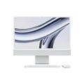 Apple 2023 iMac All-in-One Desktop-Computer mit M3 Chip: 8-Core CPU, 8-Core GPU, 24" 4.5K Retina Display, 8 GB gemeinsamer Arbeitsspeicher, 256 GB SSD Speicher, passendes Zubehör. Silber