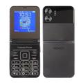 2G Flip Phone for Seniors, 2.6 Inch Screen Dual SIM Unlocked Flip Cell Phone, Big Button Mobile Phone with 1400mAh Battery, Flashlight, Camera & One Touch Dial, for Kids, Elderly