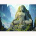 TWYYDP Wooden Puzzle 1500 Pieces Adult,Buddha Mountain Puzzle,Puzzle for Adults Wooden Puzzle
