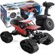 DUBOXX Monster RC Truck, 1:16 Scale Remote Control 15km/h Electric Vehicle Toy 4WD Off-Road RC Car, 2.4 GHz Radio Monster Trucks Festival Gift For Children And Adults (Size : 2 battery packs)