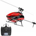 SHESRA RC Helicopters with 3D/6G Mode Gyro Remote Control Helicopter 6 Channel RC Aircraft with Brushless Motor 3D&6G System Aileronless Helicopter for Adults (Color : 1 Battery)