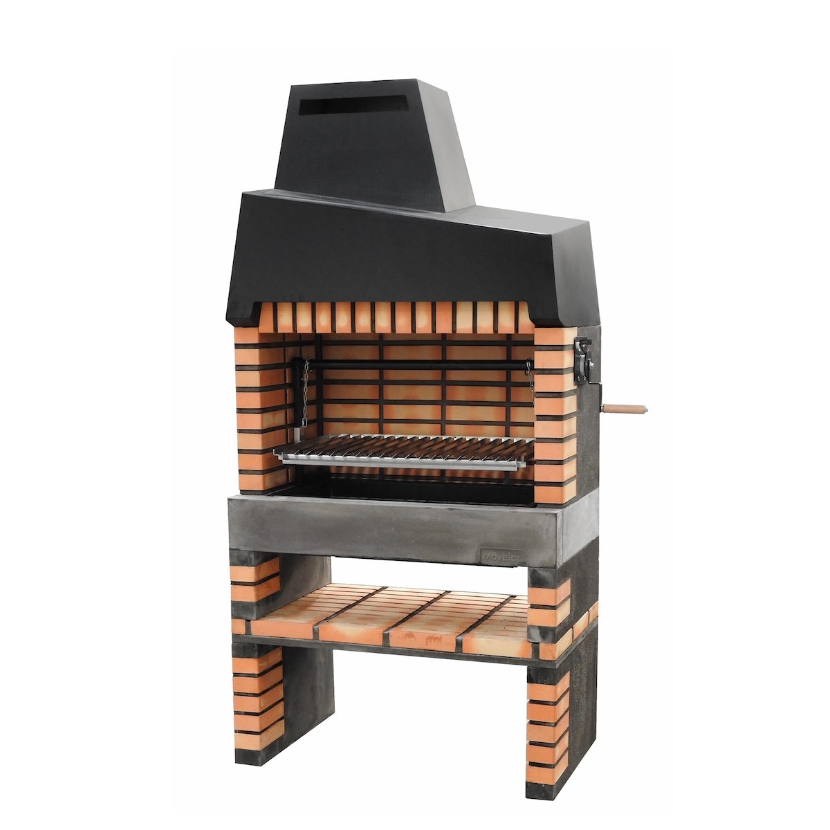 MOVELAR Grill California Plus XXL aus farbigem Ziegelstein Image