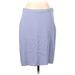 Sonia Rykiel Casual Pencil Skirt Knee Length: Blue Print Bottoms - Women's Size 44