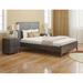 Millwood Pines Albany 3 Piece Set, Heavy Duty Solid Wood Bed Frame w/ 2 Bedside Table Wood in Gray | 48 H x 42 W x 78.75 D in | Wayfair