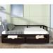 Red Barrel Studio® Galghard Open-Frame Storage Bed Wood in Brown | 23.2 H x 79 W x 78.2 D in | Wayfair 71D515BBF5D74084BA3C4F947E85E772