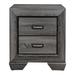 Loon Peak® Hassie Nightstand Wood in Brown/Gray | 26.4 H x 23.4 W x 16.4 D in | Wayfair 1C49AD652FB44C4B8EA1828A0A2D97A6