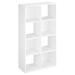 Latitude Run® Braxleigh Bookcase Wood in Brown/White | 47.7 H x 24.1 W x 11.63 D in | Wayfair D6912E4D44424847B2642A9B075F3353