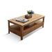 Latitude Run® Brekkyn Coffee Table Wood in Brown | 17.72 H x 39.37 W x 19.69 D in | Wayfair BC1109408AC1463CBDF6B36E0DBBBE5E