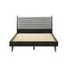 Latitude Run® Cuillin Bed Wood & Upholstered/ in Gray/Black | 45 H x 64 W x 84 D in | Wayfair BE5FB27D307D4A9F9E7ADF603C0737F1