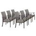 Archie & Oscar™ Carshalt Patio Dining Armchair Metal/Wicker/Rattan in Black | 38 H x 23.25 W x 22.5 D in | Wayfair 2AA222B720C8433EAA05A070C386356A