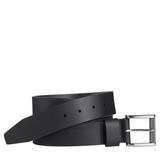 Johnston & Murphy Men's Roller Buckle Belt Black 40 Leather