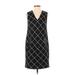 Rag & Bone Casual Dress - Shift V Neck Sleeveless: Black Dresses - Women's Size 0