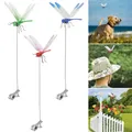 3Pcs Fake Dragonfly Clip 3 Colors Weather-resistant Waterproof Strong Grip Anti-slip Outdoor Garden