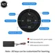 Volante per auto universale senza fili compatibile con Bluetooth, telecomando GPS, pulsante intelligente, controller del volume, telefono vivavoce
