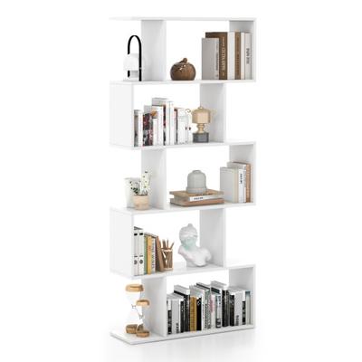 Costway 5-Tier Bookshelf with Anti-Toppling Device...