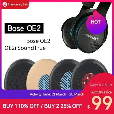 1 Paar weiche Schaumstoff-Ohrpolster oder Kopfbügel-Ohrpolster für Bose SoundLink On Ear OE2 OE2i Kopfhörer Image
