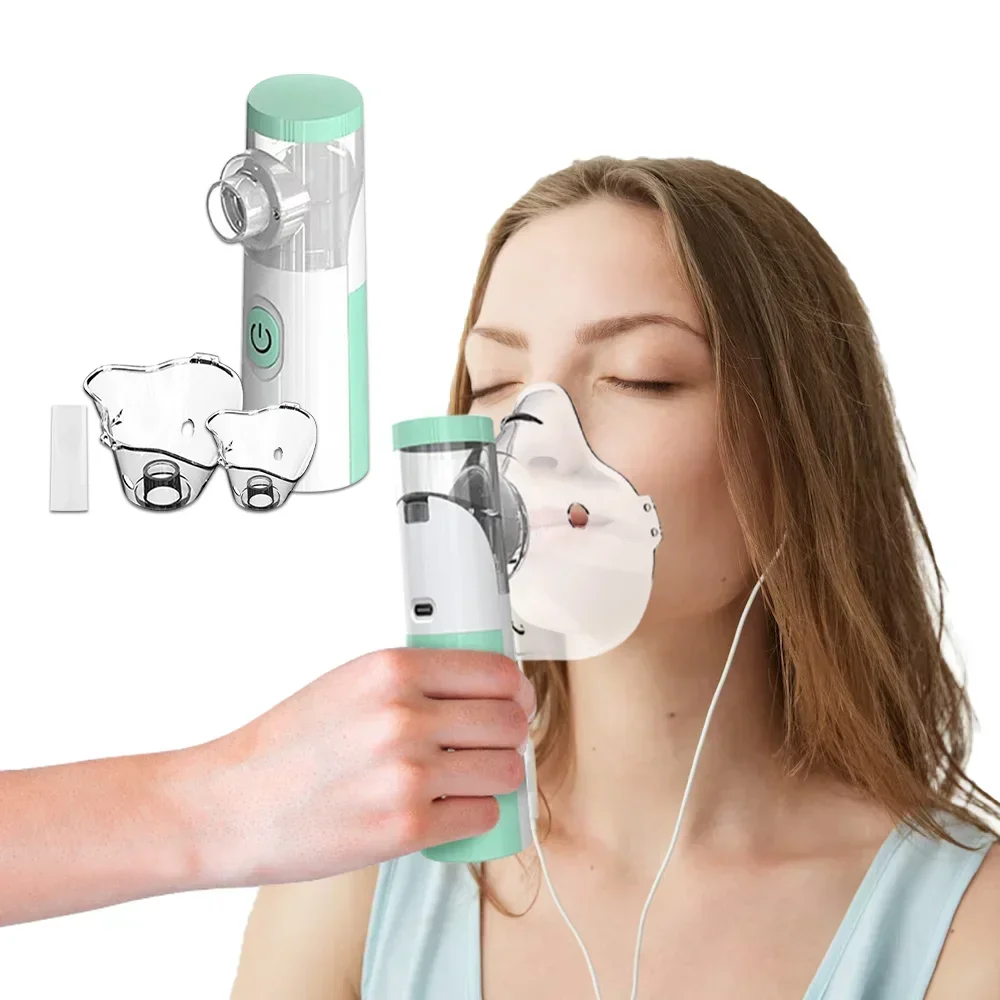 Handheld tragbarer Inhalationsvernebler Mesh-Zerstäuber leiser Inhalator Vernebler Inhalator Kinder Erwachsene Vernebler Trockenbatterietyp Image