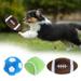 Meijuhuga Dog Chew Toy Bite Resistant Good Toughness Soft Touch Scratch-resistant Ball Shape Sports Training Reusable Fluffy Dog Balls Toy Outdoor Use