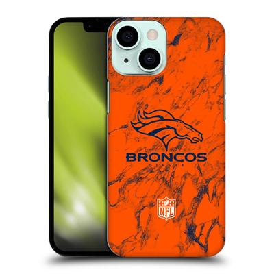 Denver Broncos Hartschalen-Handyhülle aus farbigem Marmor - iPhone Image