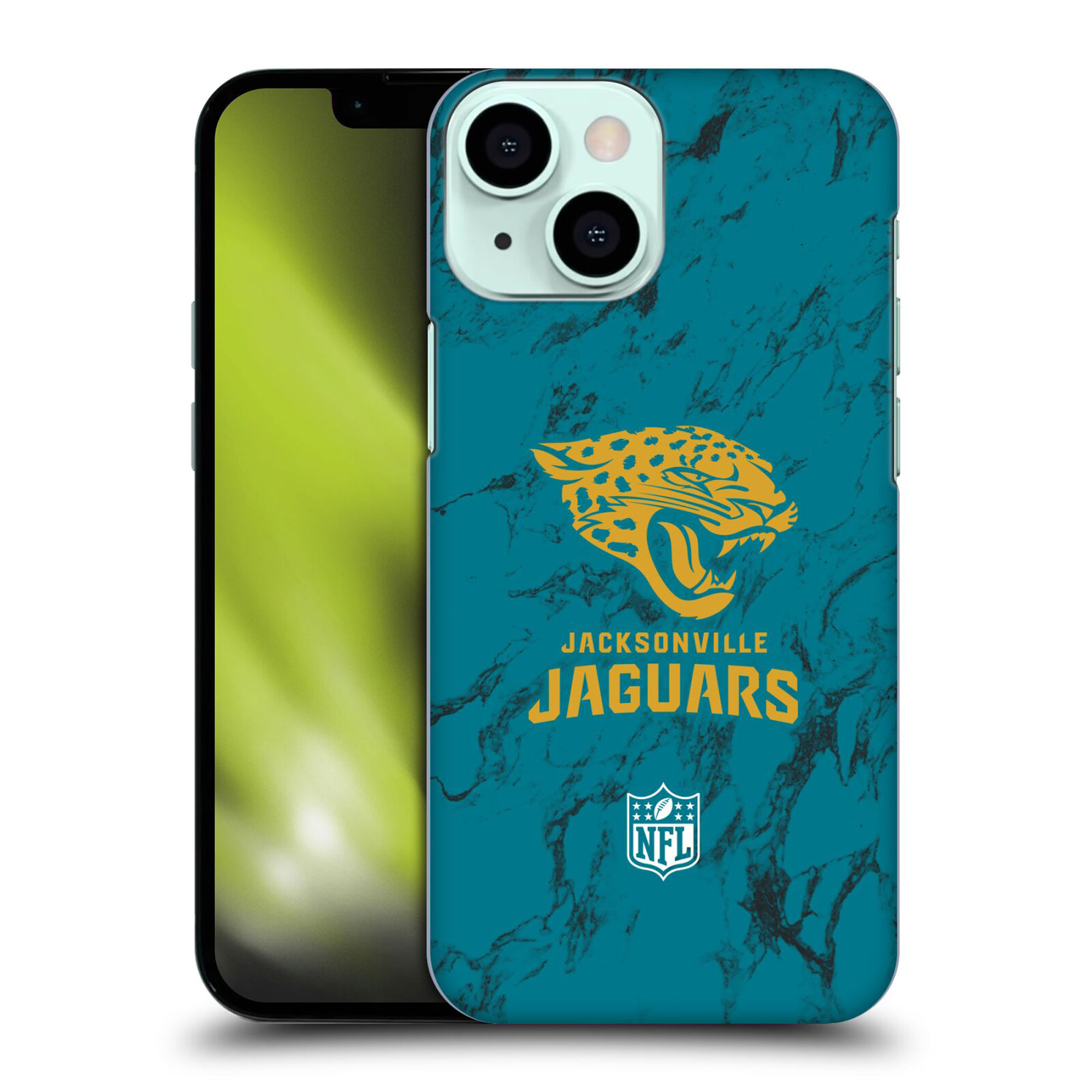 Jacksonville Jaguars Hartschalen-Handyhülle aus farbigem Marmor - iPhone Image