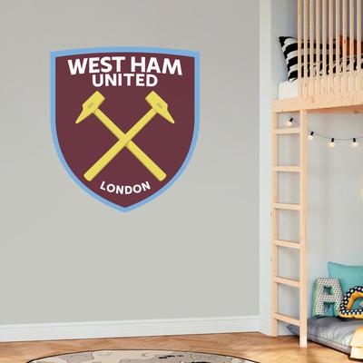 Wandaufkleber mit Wappen von West Ham United – 60 cm Höhe x 55 cm Breite Image