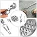 Stainless Steel Snail Plate 1 Set Stainless Steel Snail Plate Home Conch Plate Fork Clip Set Kitchen Gadget