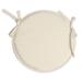 Round Chair Pads Seat Cushions Patio Chair Pads with Ties Indoor Soft & Comfortable Dining Chair Cushions Outdoor Chair Cushions for Home Office and Patio Garden Furniture Decoration Beige