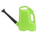 HEMOTON 1pc Plastic Watering Can Long Nozzle Flower Watering With Lids Large Capacity Long Spout Flower Gardening Tool (Green 5L)