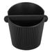 Coffee Grounds Bucket 1pc Coffee Grounds Bucket Coffee Grounds Dump Bin Waste Bucket for Cafe (Black)