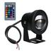 Gostoto 12V RGB LED Underwater Spotlight Waterproof Outdoor Light Submersible LED Dimmable Spotlight For Landscape Fountain Aquarium Garden