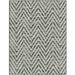 Tortola Area Rug Indoor Outdoor Accent Carpet Gunmetal 12 x18