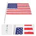 American Flag Flagpole Set 1set Stainless Steel Flagpole American Flag Set Ornamental American Flag