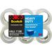 Scotch Heavy Duty Packaging Tape 1.88 x 54.6 yd Designed for Packing Shipping and Mailing Strong Seal on All Box Types 3 Core Clear 6 Rolls (3850-6)