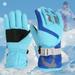 TUWABEII Girls Winter Snow Ski Gloves Toddler Girls Boys Kids Waterproof Windproof Children Warm