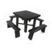 NUOLUX 1 Set of Miniature Table Mini Desk Chair Model Wooden Desk Chair Decorations Doll House Decor