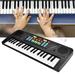 Ftory Electric Piano 37Key USB Electric Piano Keyboard Kids Digital Instrument Toy With Microphone Electric Digital Piano