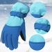 Dorkasm Kids Winter Gloves Hot Gloves Unisex Waterproof Hand Ski Kids Ski Gloves 6Y-16Y Gloves Boys Girls Child Children Kids Snow Girls Snow Gloves Blue L
