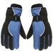 Winter Ski Snow Gloves for Kids Boys Girls Snowboard Windproof Mittens Fleece Lined Outdoor Sports Skiing Fits 4-9T (Child(4-12T) Light blue)