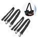 ski boot carrier strap 4pcs Ski Boot Easy Carry Strap Sports Accessory Ski Snowboard Boot Carrier Strap