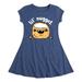 Instant Message - Lil Nugget - Girls Fit And Flare Cap Sleeve Dress