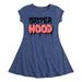 Instant Message - Paint Sisterhood - Girls Fit And Flare Cap Sleeve Dress