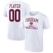 Men's Fanatics Branded White Fordham Rams Basketball Pick-A-Player NIL Gameday Tradition T-Shirt