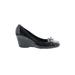 Geox Respira Wedges: Black Solid Shoes - Women's Size 40 - Round Toe