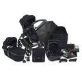iCandy Peach 7 Travel System - Pushchair and Carrycot - Complete Car Seat Bundle Black Edition