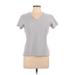 Nike Active T-Shirt: Gray Activewear - Women's Size Large