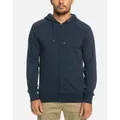 Men's Quiksilver Mens Essential Full Zip Hooded Jacket - Navy - Size: M