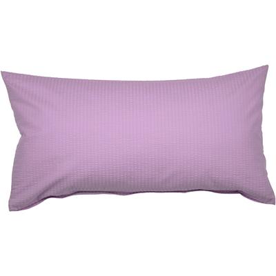 Kissenbezug JANINE "PIANO 0125", lila (flieder), B:80cm L:40cm, Mako-Soft-Seersucker, Seersucker, Kissenbezüge, mit Reißverschluss, Soft-Seersucker, passend zur Bettwäsche Image