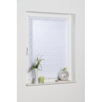 Plissee K-HOME "Capri" Gr. 10, weiß, B:70cm H:210cm, Obermaterial: 100% Polyester, Plissees, Ausbrennerstoff Image