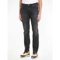 Slim-fit-Jeans TOMMY JEANS "SCANTON SLIM" Gr. 30, Länge 32, schwarz (denim black2) Herren Jeans Slim Fit